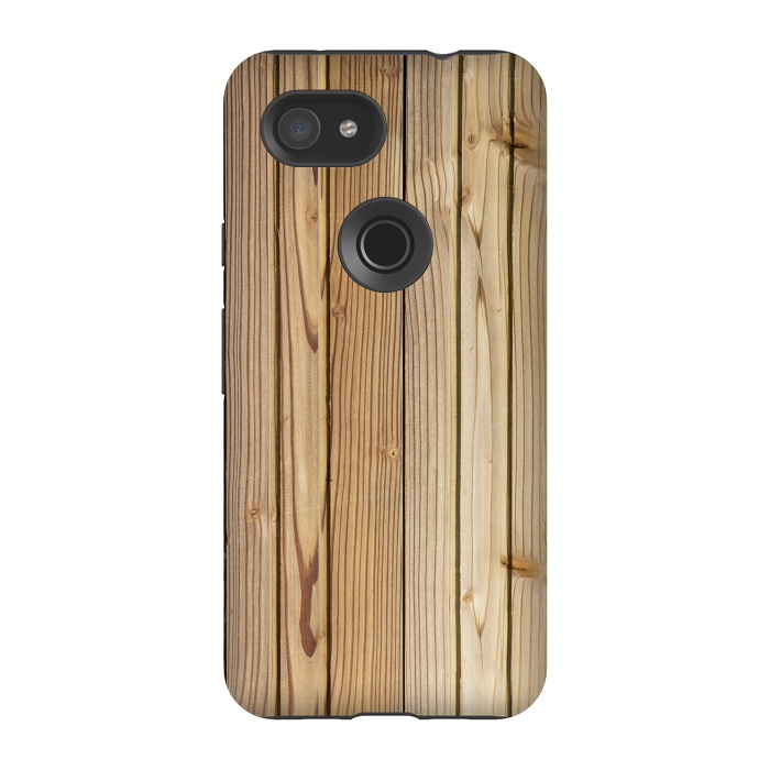 Pixel 3A StrongFit wood ii by haroulita