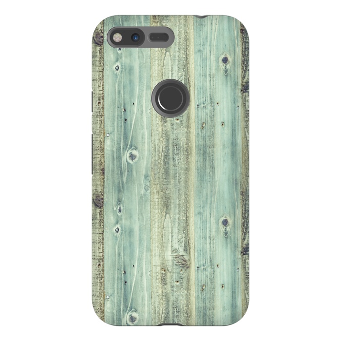 Pixel XL StrongFit blue wood by haroulita
