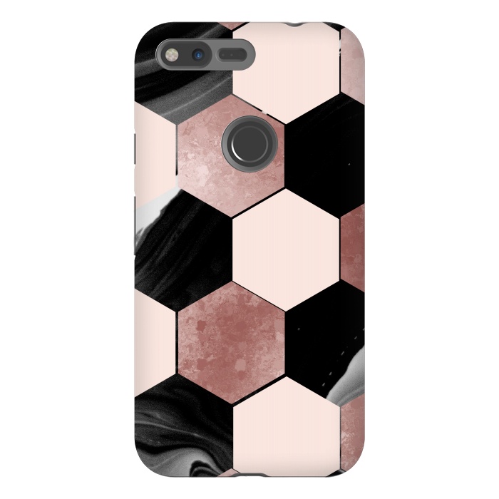 Pixel XL StrongFit geometrical marble by haroulita