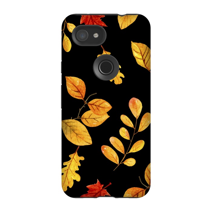 Pixel 3A StrongFit fall leaves x by haroulita