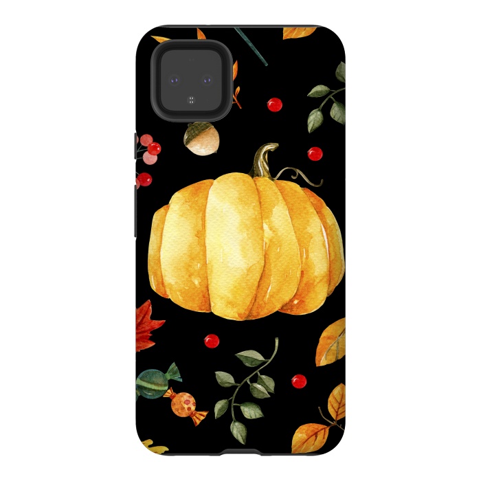 Pixel 4XL StrongFit pumpkin season by haroulita