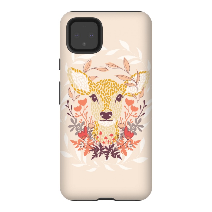 Pixel 4XL StrongFit Oh Deer by Melissa Lee