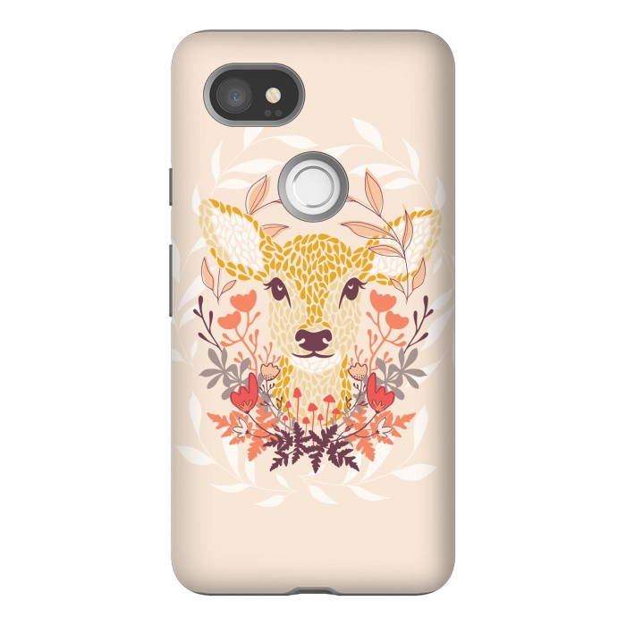 Pixel 2XL StrongFit Oh Deer by Melissa Lee