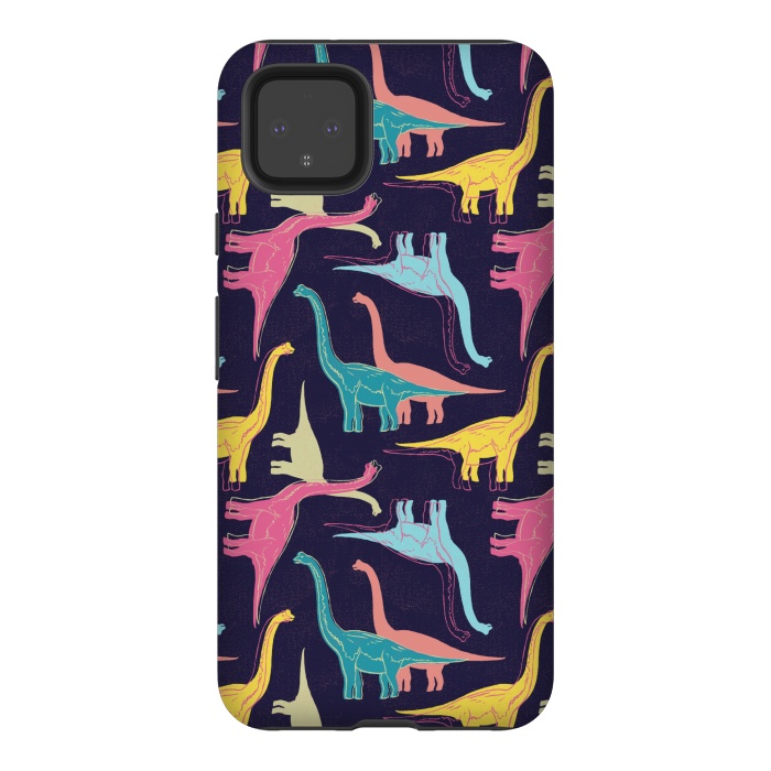 Pixel 4XL StrongFit Rubberneckers - Midnight Blue by Melissa Lee