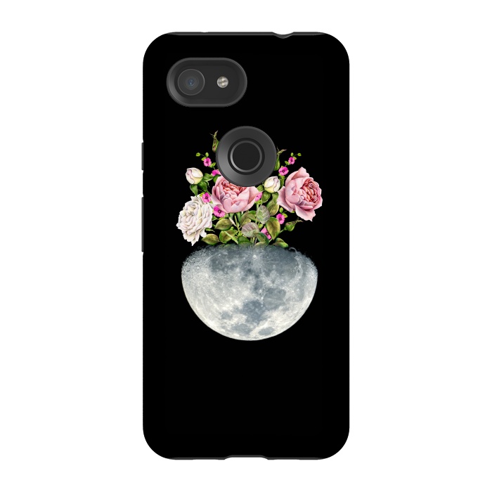 Pixel 3A StrongFit Moon Flower Pot by Creativeaxle