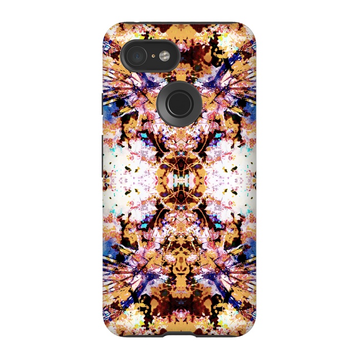 Pixel 3 StrongFit Painted butterfly wings and flower petals by Oana 