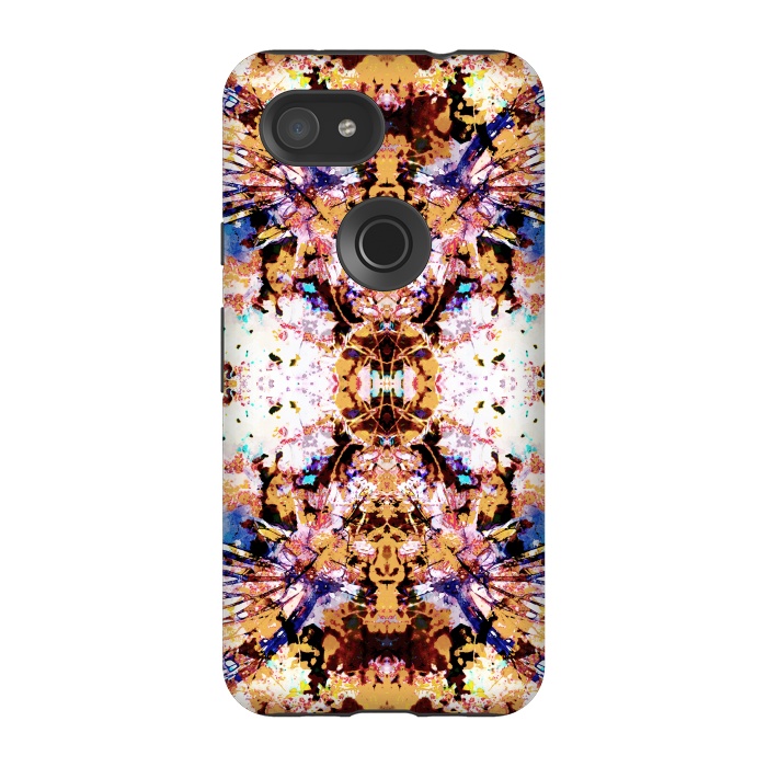Pixel 3A StrongFit Painted butterfly wings and flower petals by Oana 