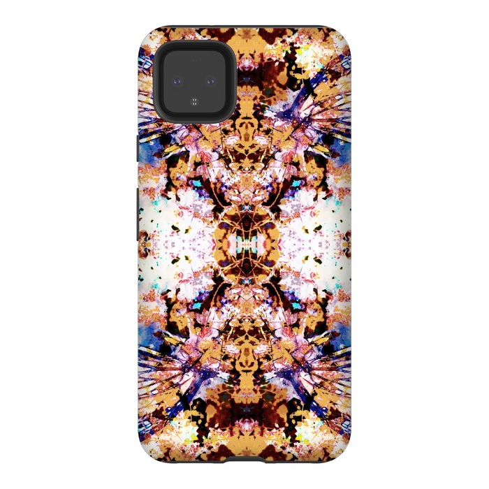 Pixel 4XL StrongFit Painted butterfly wings and flower petals by Oana 