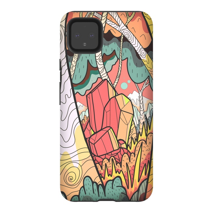 Pixel 4XL StrongFit The autumn crystal by Steve Wade (Swade)