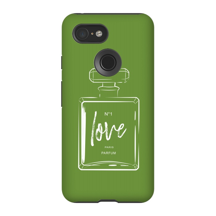 Pixel 3 StrongFit Green Love by Martina