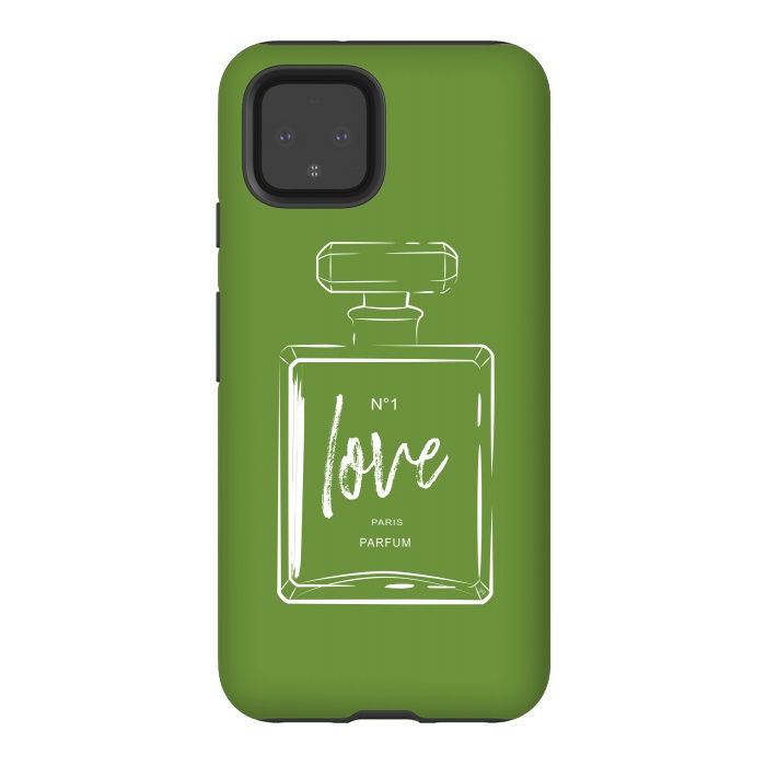 Pixel 4 StrongFit Green Love by Martina
