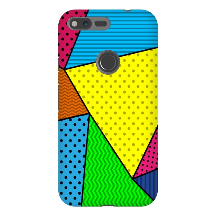 Pixel XL StrongFit colourful abstract dotted pattern by MALLIKA