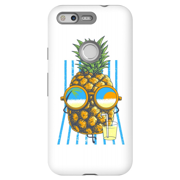 Pixel StrongFit Pineapple Sunbathe by Afif Quilimo