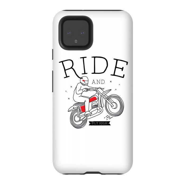 Pixel 4 StrongFit Ride and Fly High by Afif Quilimo