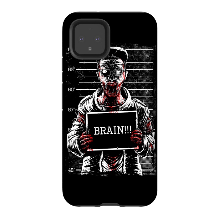 Pixel 4 StrongFit Zombie Mugshot by Afif Quilimo
