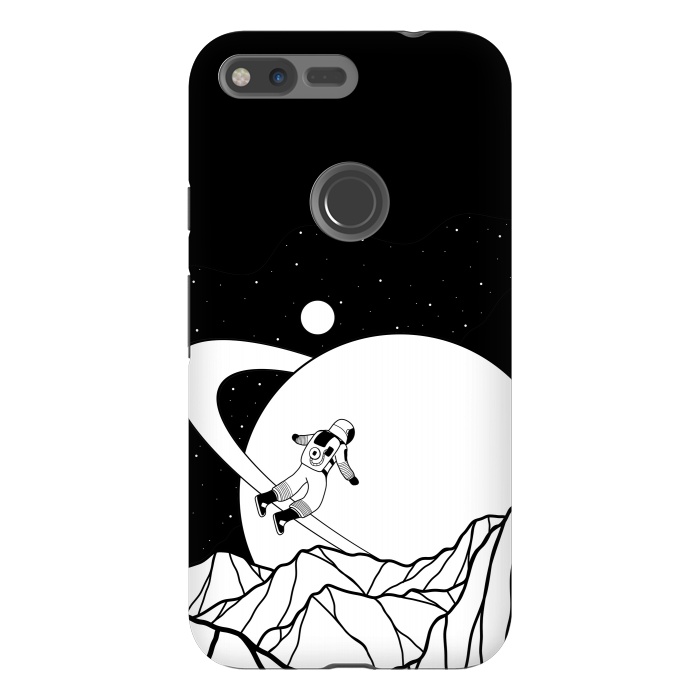 Pixel XL StrongFit Space walk (black and white) by Steve Wade (Swade)