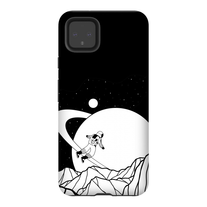 Pixel 4XL StrongFit Space walk (black and white) by Steve Wade (Swade)