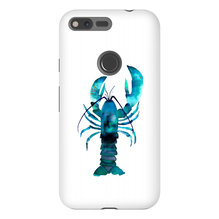 Pixel XL StrongFit Blue Lobster by Amaya Brydon