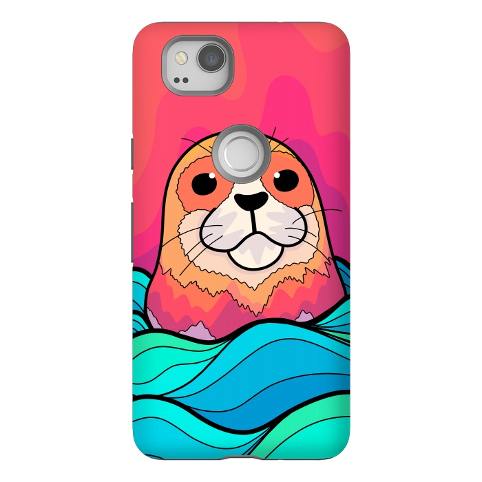 Pixel 2 StrongFit The happy seal by Steve Wade (Swade)