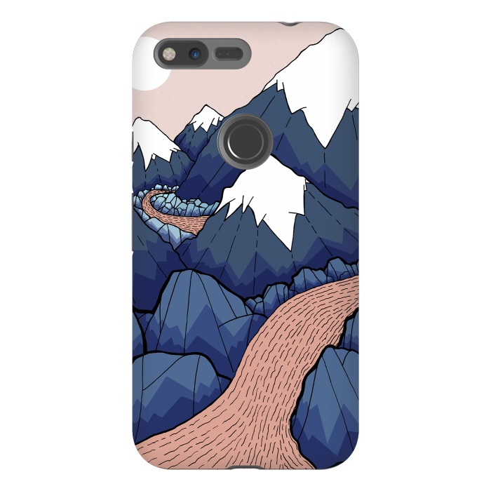 Pixel XL StrongFit The twisting river in the mountains by Steve Wade (Swade)