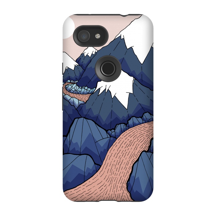 Pixel 3A StrongFit The twisting river in the mountains by Steve Wade (Swade)