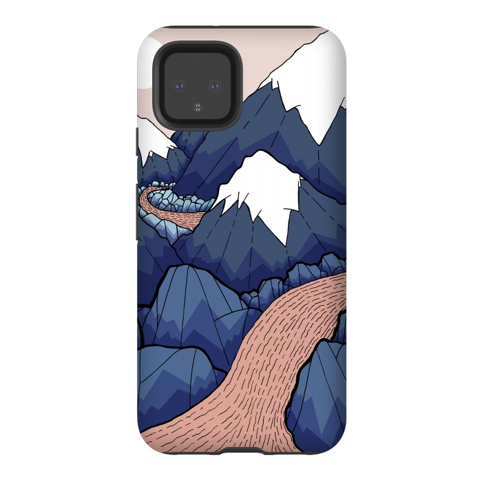 Pixel 4 StrongFit The twisting river in the mountains by Steve Wade (Swade)