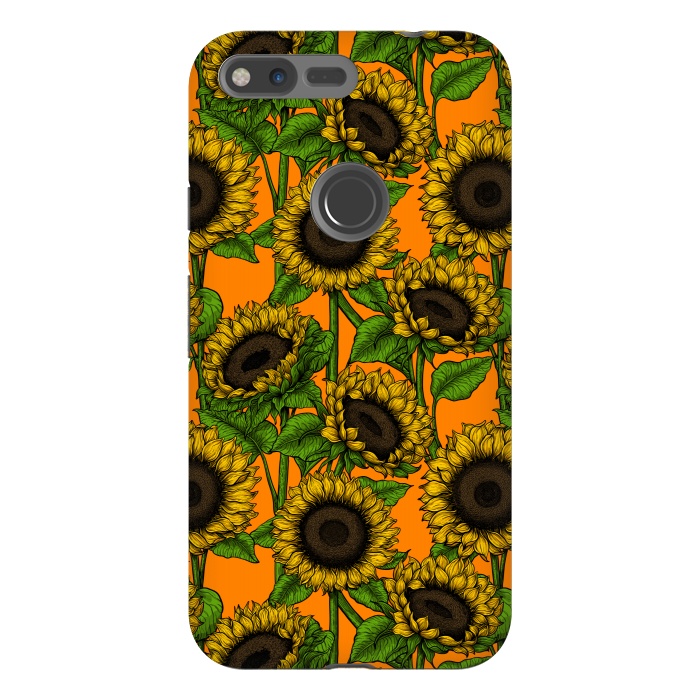 Pixel XL StrongFit Sunflowers by Katerina Kirilova