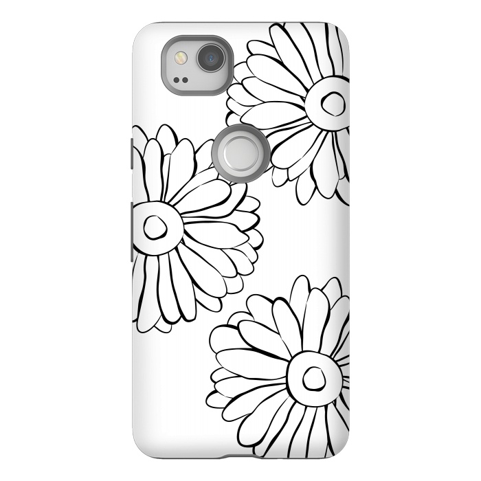 Pixel 2 StrongFit Boho Flowers by Martina