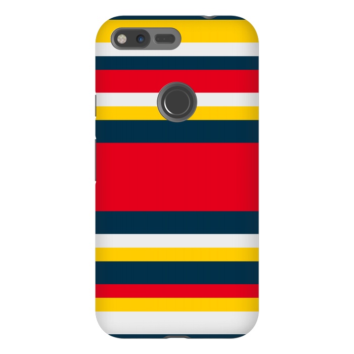 Pixel XL StrongFit Colorful Casual Stripes by TMSarts