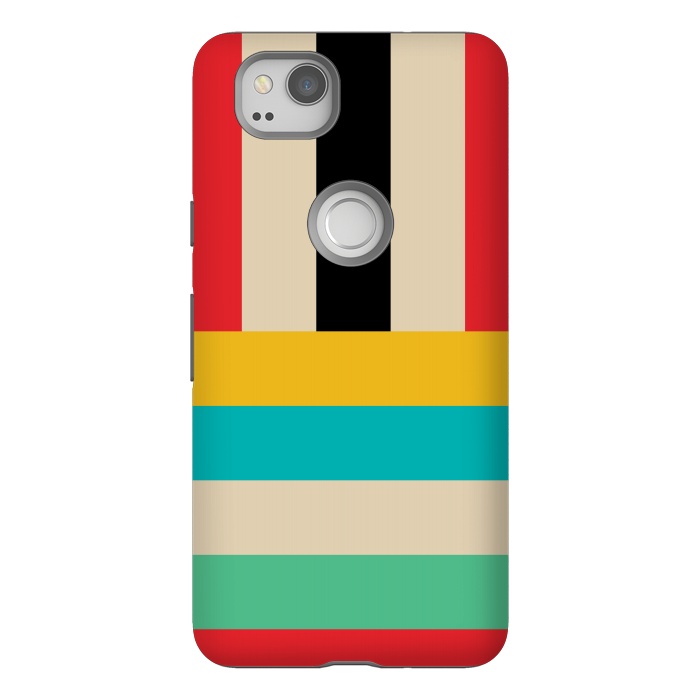 Pixel 2 StrongFit Multicolor Stripes by TMSarts