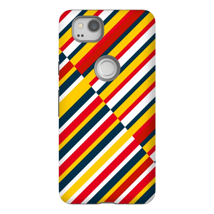 Pixel 2 StrongFit Bohemian Striped by TMSarts