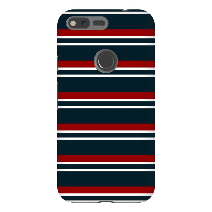 Pixel XL StrongFit Red Pastel Stripes by TMSarts