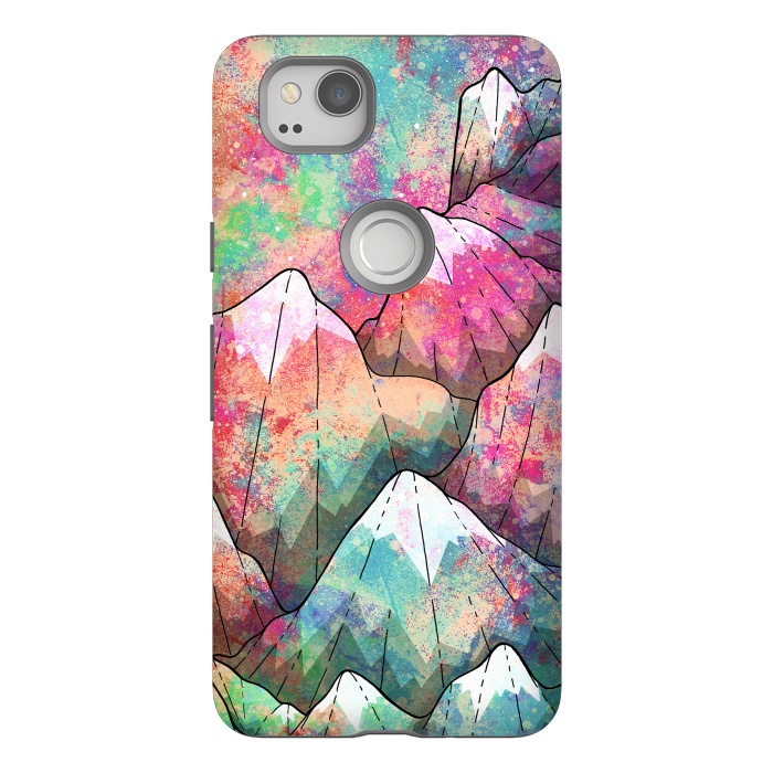 Pixel 2 StrongFit The painted mountain peaks  by Steve Wade (Swade)