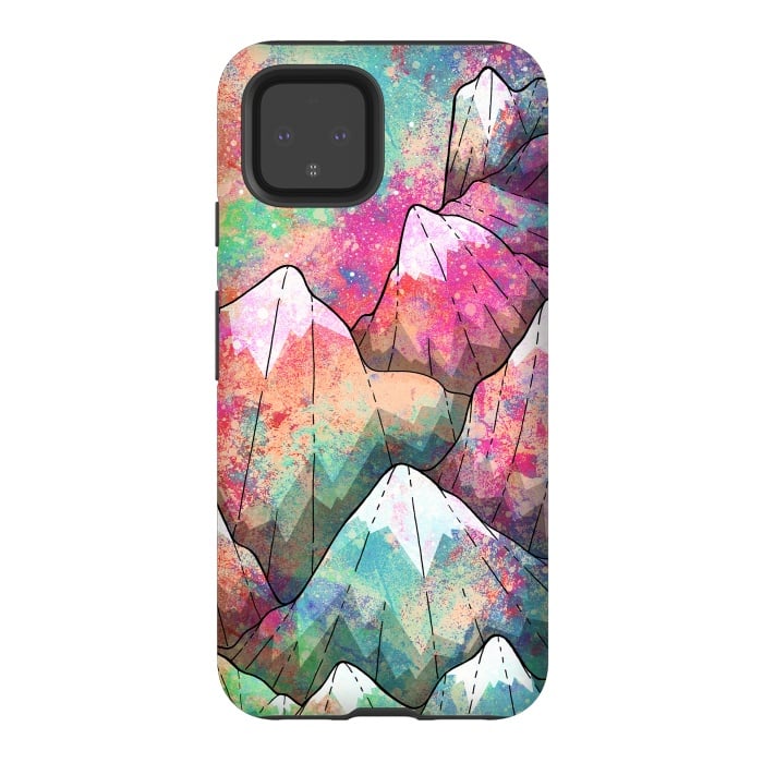 Pixel 4 StrongFit The painted mountain peaks  by Steve Wade (Swade)