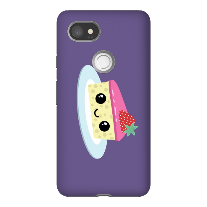 Pixel 2XL StrongFit Cute cheesecake by Laura Nagel