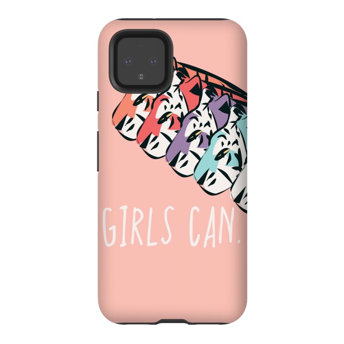 Pixel 4 StrongFit Girls can, pink by Jelena Obradovic