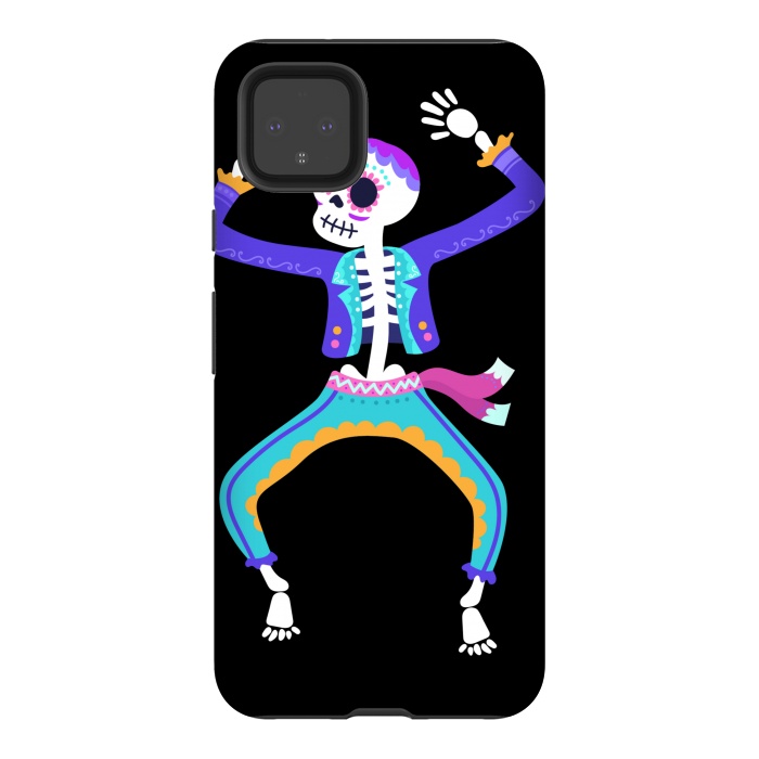 Pixel 4XL StrongFit SKULL MAN DANCE by MALLIKA