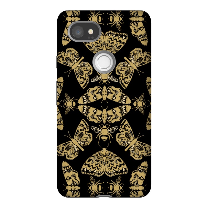 Pixel 2XL StrongFit Bee and Moth by Laura Grant