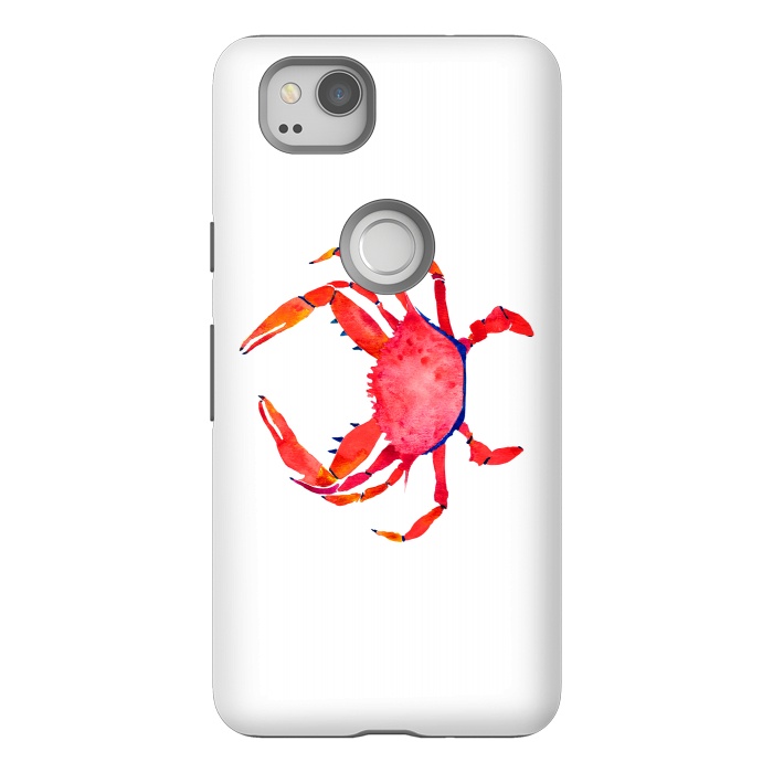 Pixel 2 StrongFit Red Crab by Amaya Brydon