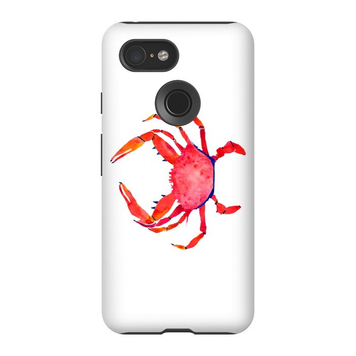 Pixel 3 StrongFit Red Crab by Amaya Brydon