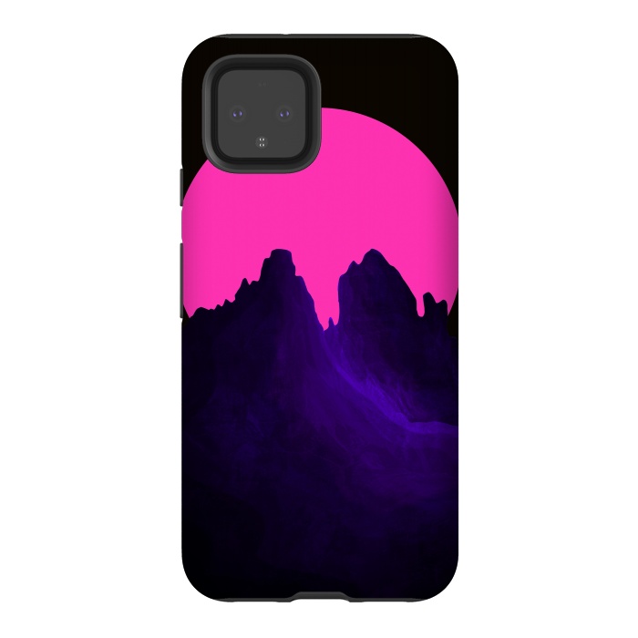 Pixel 4 StrongFit The great pink moon by Steve Wade (Swade)