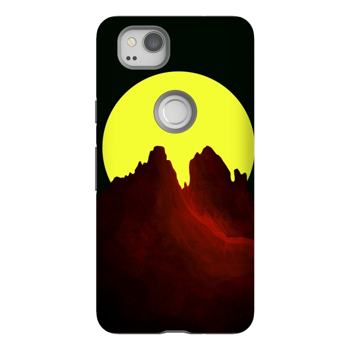 Pixel 2 StrongFit The great yellow moon by Steve Wade (Swade)