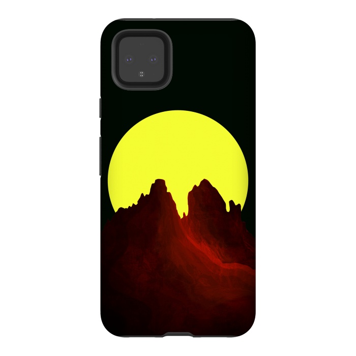 Pixel 4XL StrongFit The great yellow moon by Steve Wade (Swade)