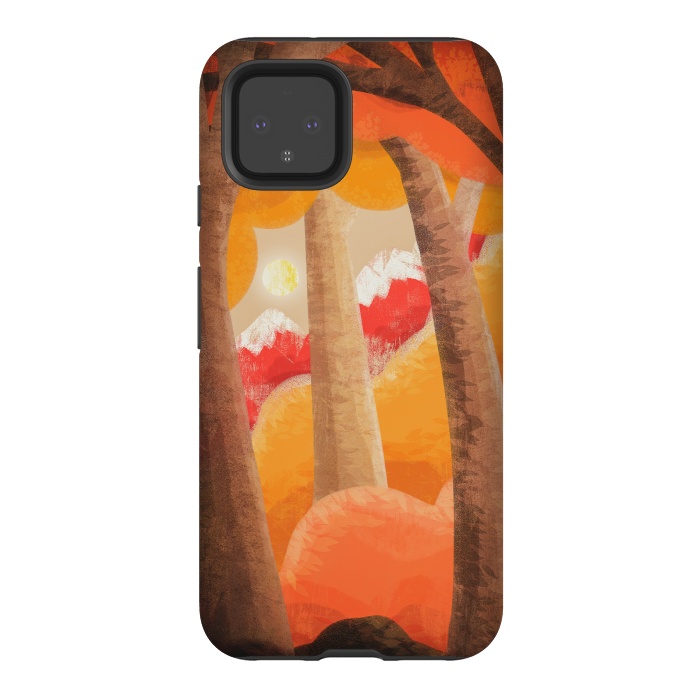 Pixel 4 StrongFit The autumn orange forest by Steve Wade (Swade)