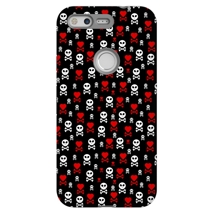 Pixel StrongFit Skull Heart by TMSarts