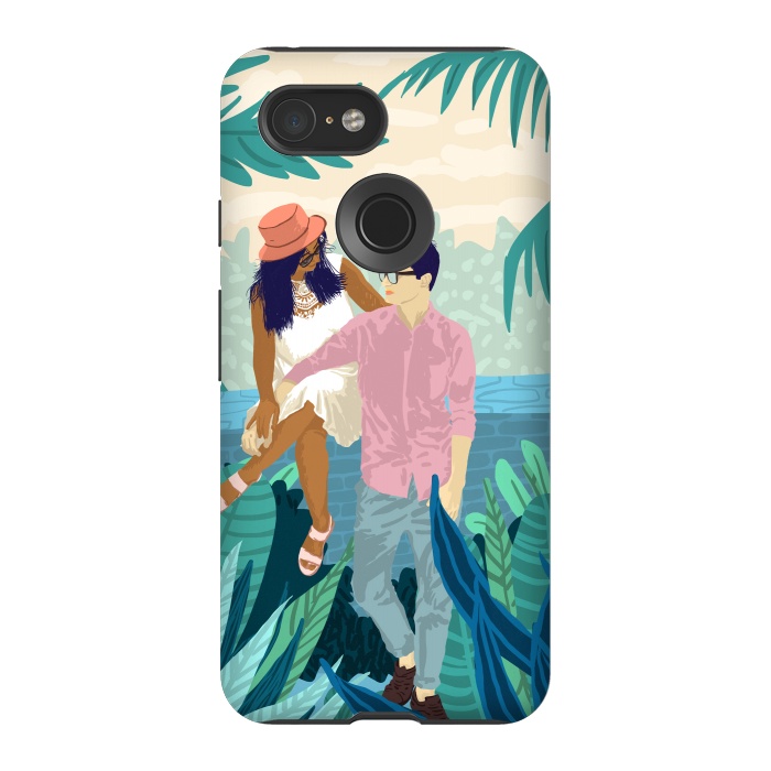 Pixel 3 StrongFit Tropical Romance by Uma Prabhakar Gokhale