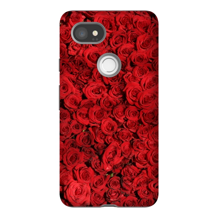 Pixel 2XL StrongFit Red Roses by Winston