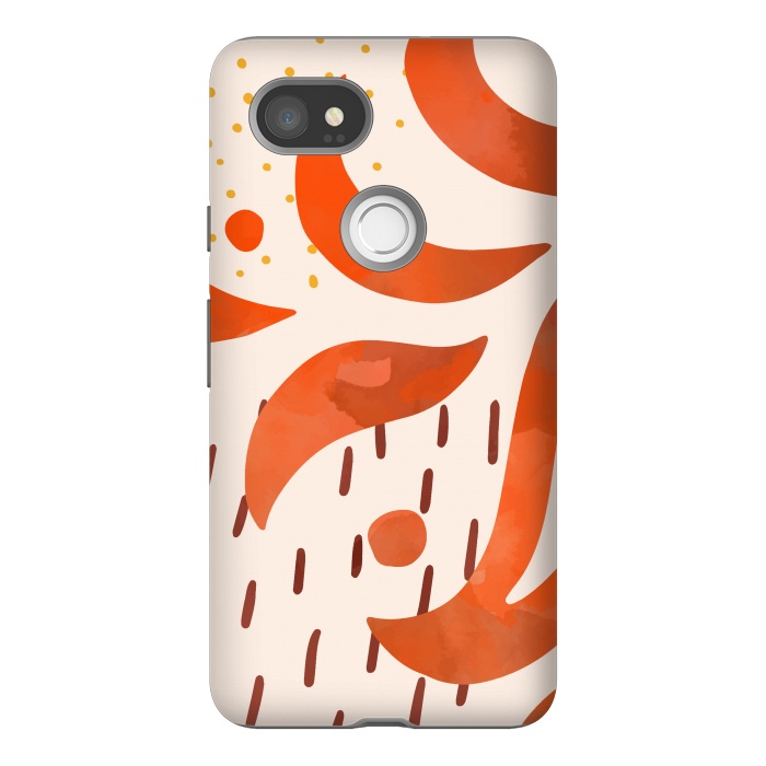 Pixel 2XL StrongFit Great Orange by Creativeaxle