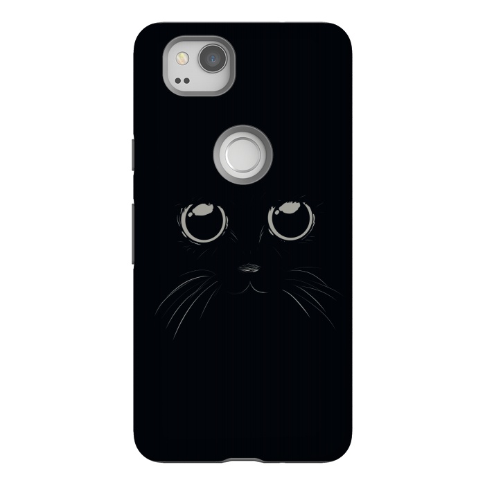 Pixel 2 StrongFit Black Cat by Sue Anna Joe