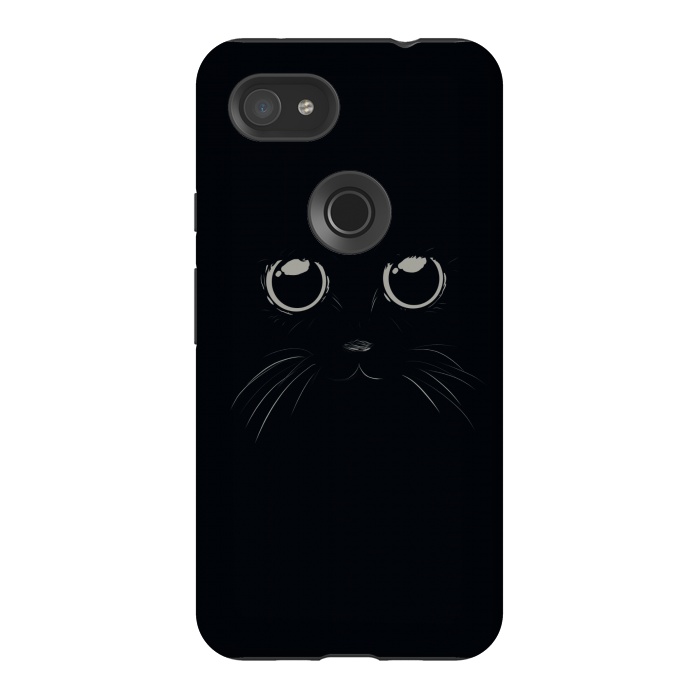 Pixel 3AXL StrongFit Black Cat by Sue Anna Joe